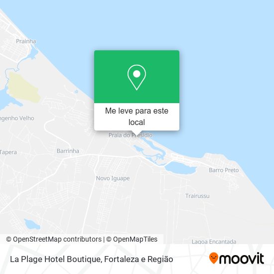 La Plage Hotel Boutique mapa