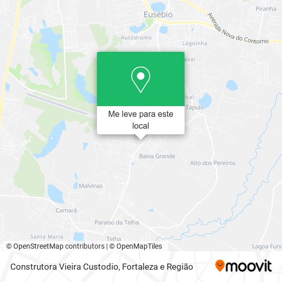 Construtora Vieira Custodio mapa