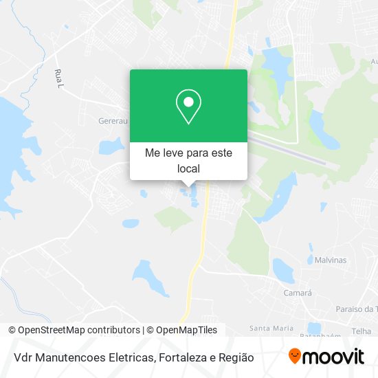 Vdr Manutencoes Eletricas mapa