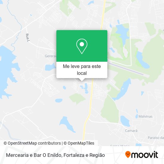 Mercearia e Bar O Enildo mapa