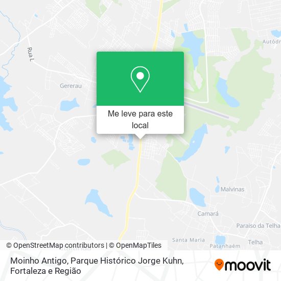 Moinho Antigo, Parque Histórico Jorge Kuhn mapa