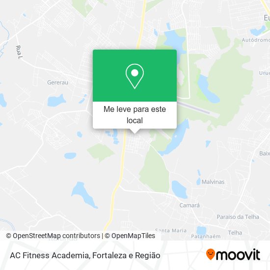 AC Fitness Academia mapa