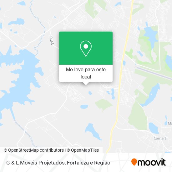 G & L Moveis Projetados mapa