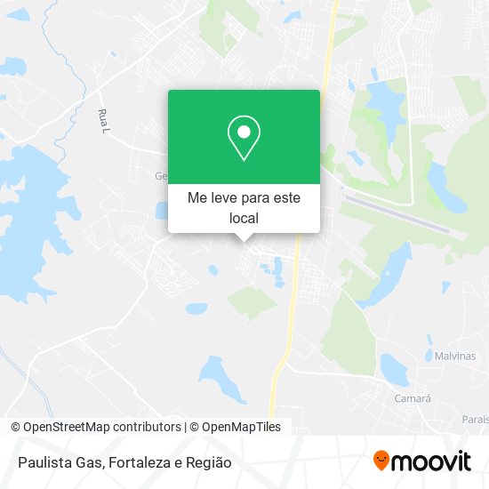 Paulista Gas mapa