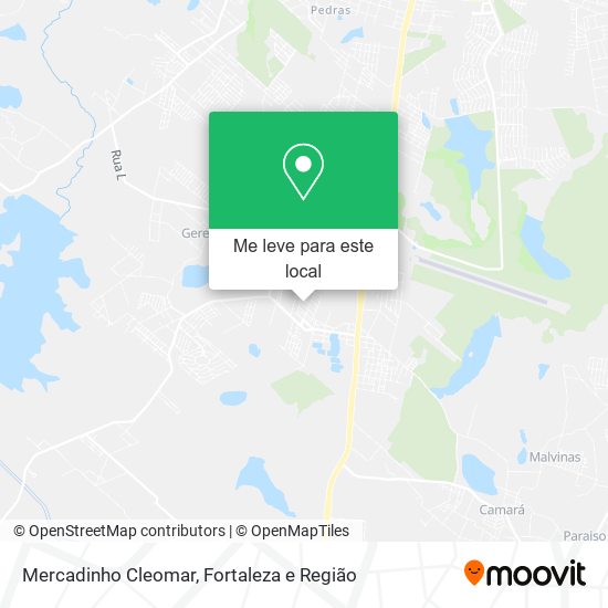 Mercadinho Cleomar mapa