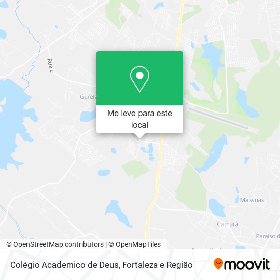 Colégio Academico de Deus mapa