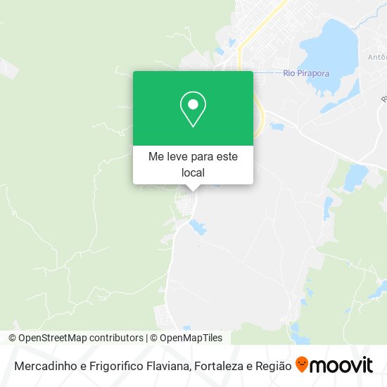 Mercadinho e Frigorifico Flaviana mapa