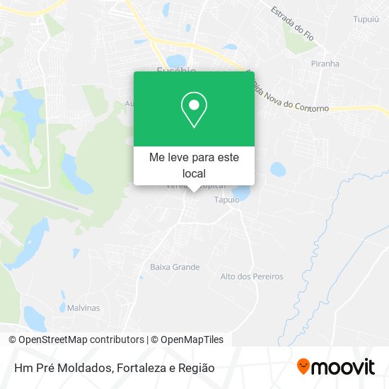 Hm Pré Moldados mapa