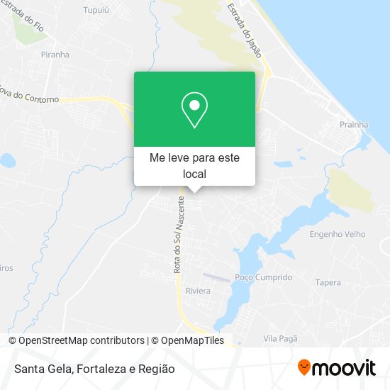 Santa Gela mapa