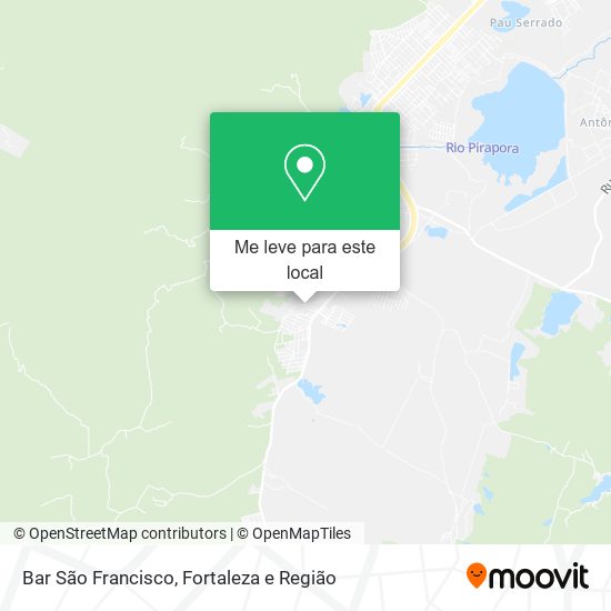 Bar São Francisco mapa