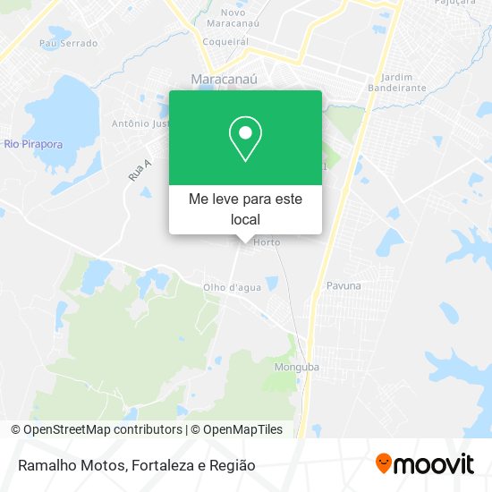 Ramalho Motos mapa