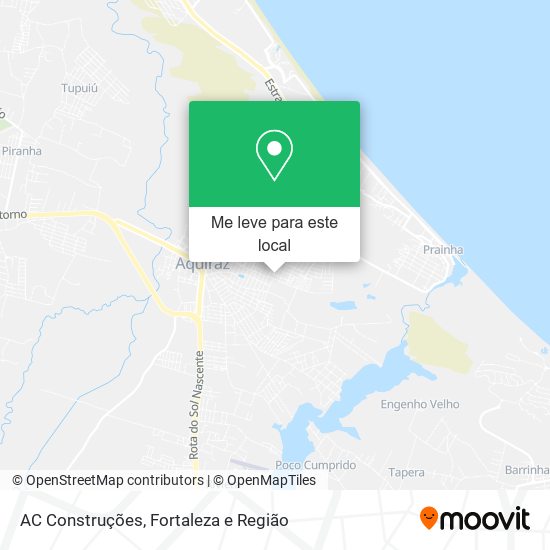 AC Construções mapa