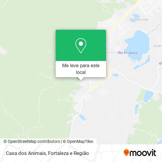 Casa dos Animais mapa