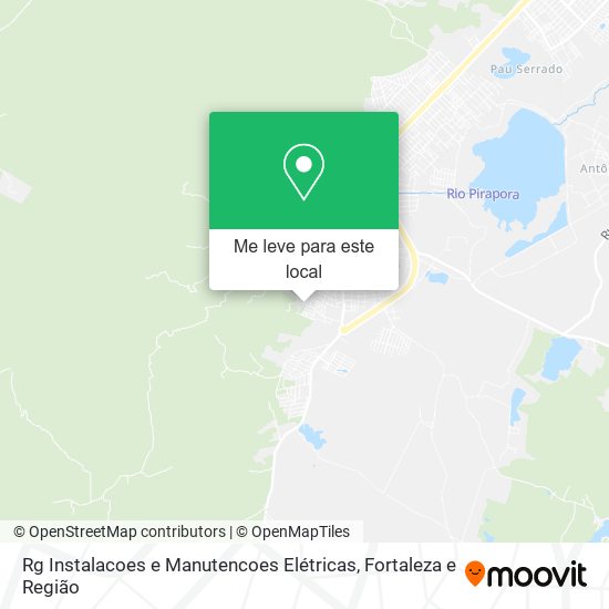 Rg Instalacoes e Manutencoes Elétricas mapa