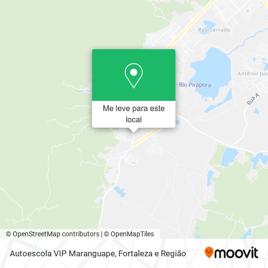 Autoescola VIP Maranguape mapa