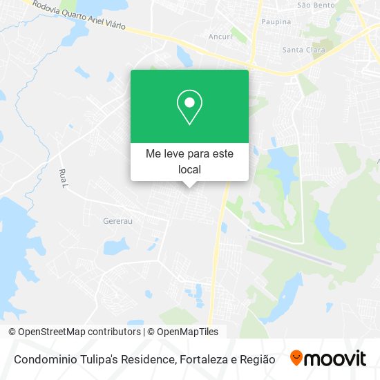 Condominio Tulipa's Residence mapa