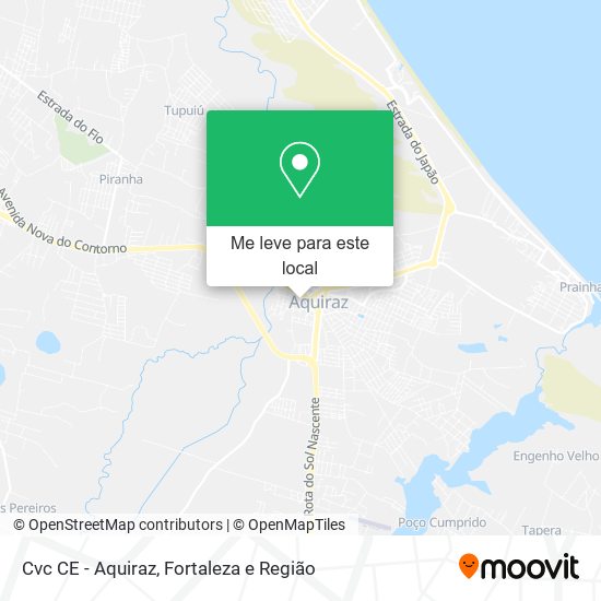 Cvc CE - Aquiraz mapa