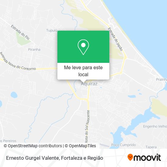 Ernesto Gurgel Valente mapa