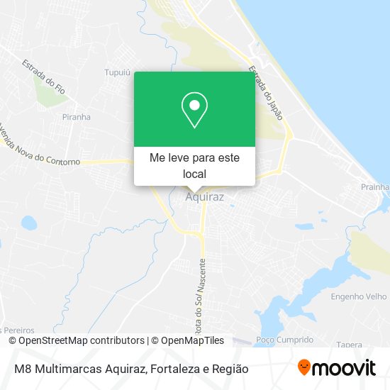 M8 Multimarcas Aquiraz mapa
