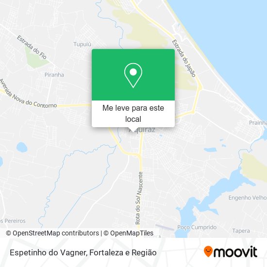 Espetinho do Vagner mapa