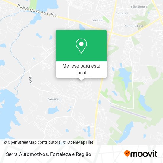 Serra Automotivos mapa