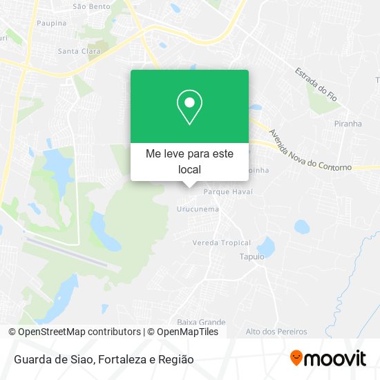 Guarda de Siao mapa