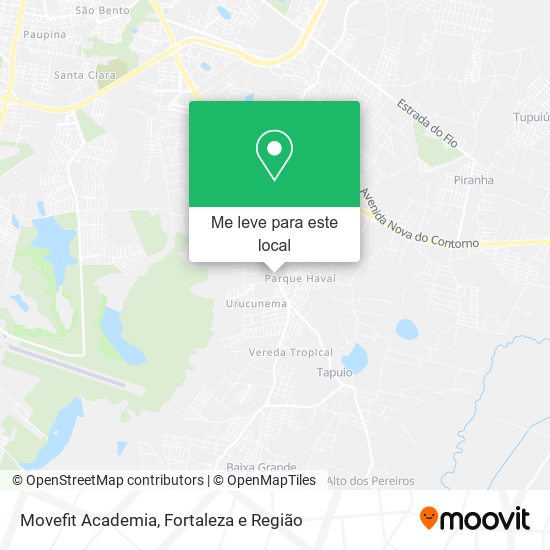 Movefit Academia mapa