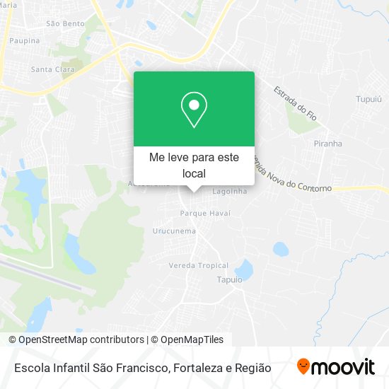 Escola Infantil São Francisco mapa