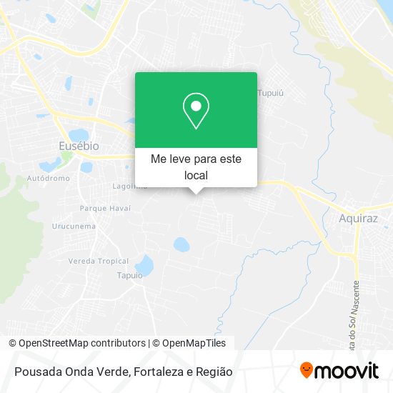 Pousada Onda Verde mapa