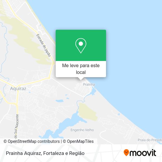 Prainha Aquiraz mapa