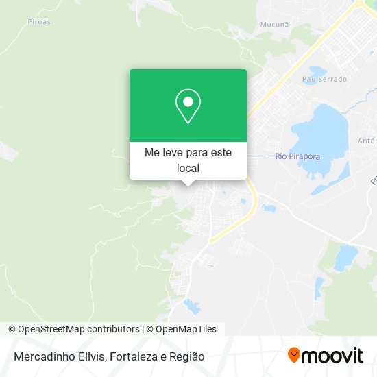 Mercadinho Ellvis mapa