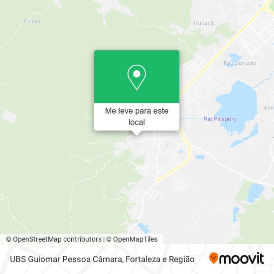 UBS Guiomar Pessoa Câmara mapa
