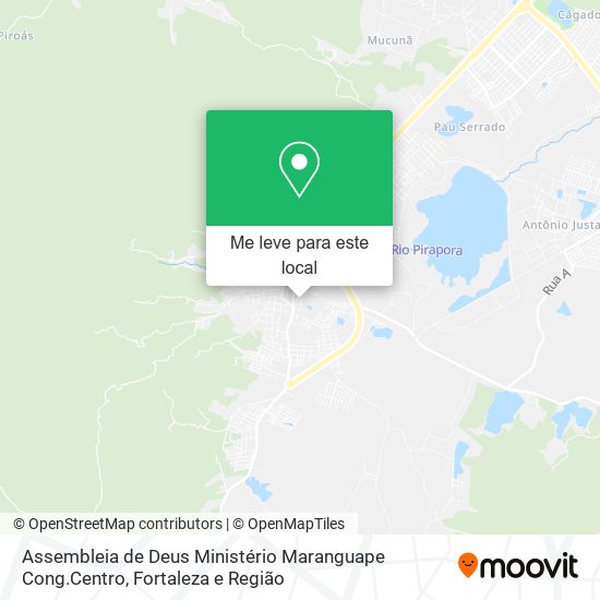 Assembleia de Deus Ministério Maranguape Cong.Centro mapa