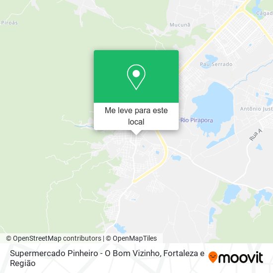 Supermercado Pinheiro - O Bom Vizinho mapa