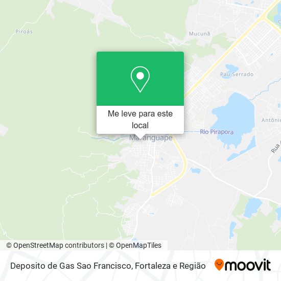 Deposito de Gas Sao Francisco mapa