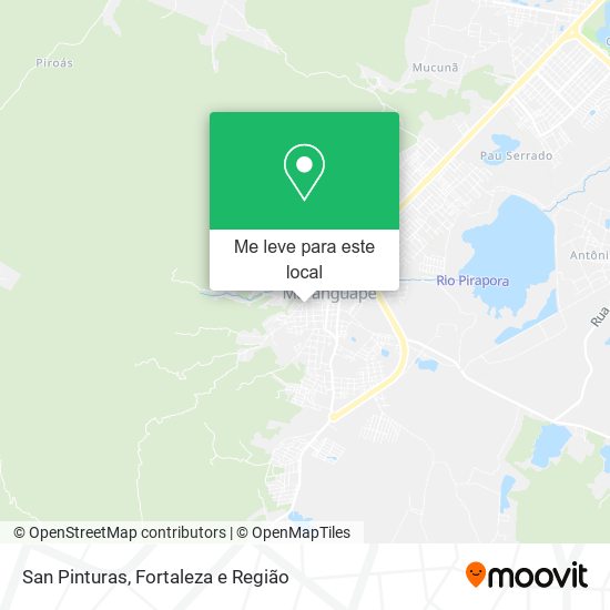 San Pinturas mapa