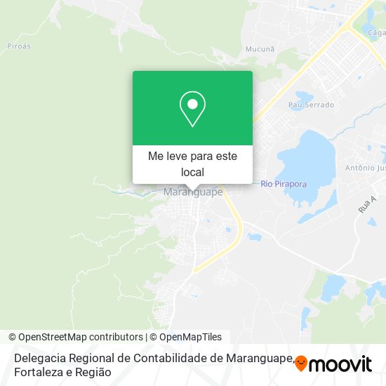 Delegacia Regional de Contabilidade de Maranguape mapa