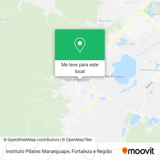 Instituto Pilates Maranguape mapa