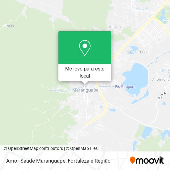 Amor Saude Maranguape mapa