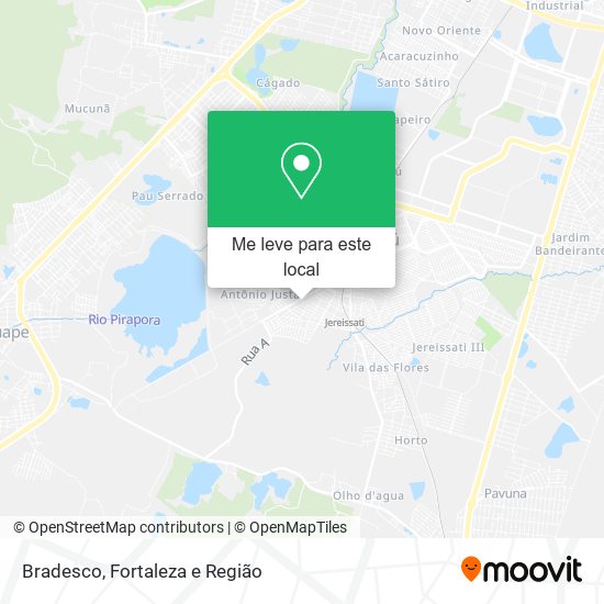 Bradesco mapa