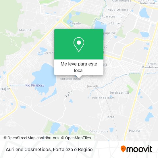 Aurilene Cosméticos mapa