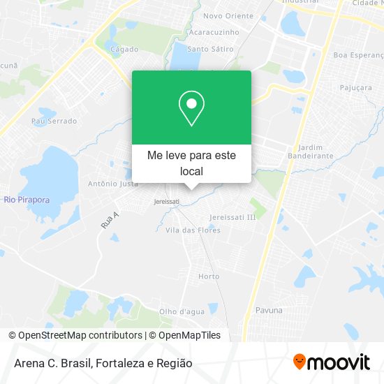Arena C. Brasil mapa