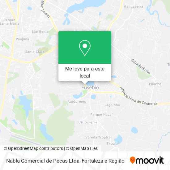 Nabla Comercial de Pecas Ltda mapa