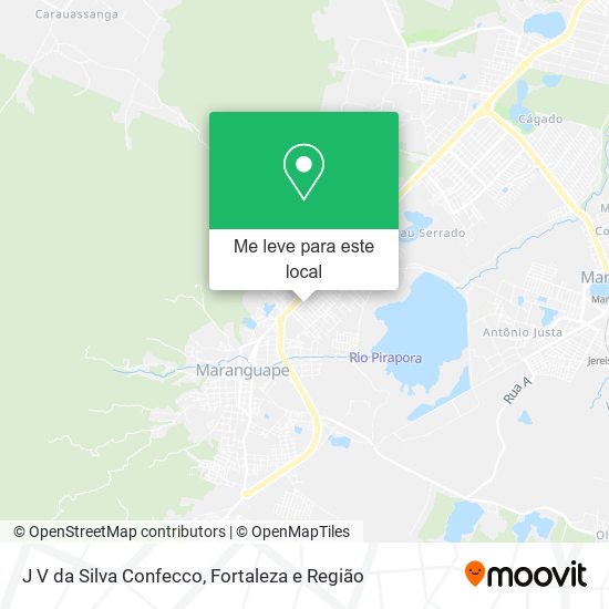 J V da Silva Confecco mapa