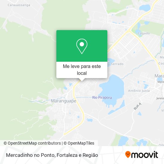 Mercadinho no Ponto mapa