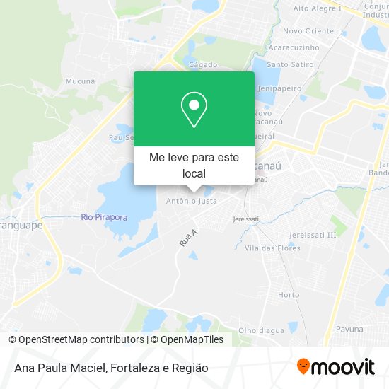 Ana Paula Maciel mapa