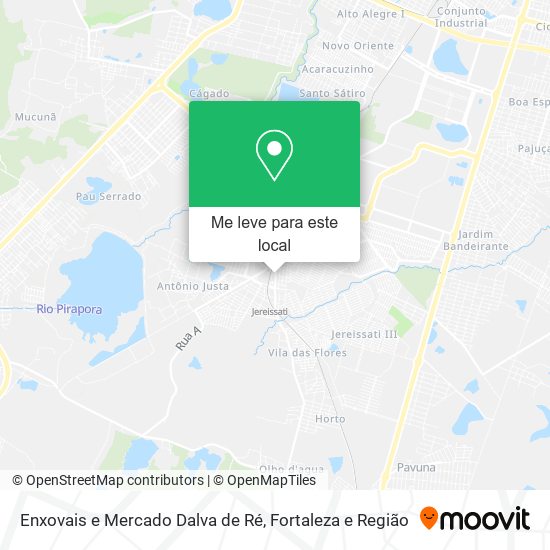 Enxovais e Mercado Dalva de Ré mapa