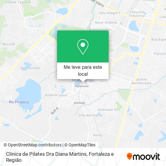 Clínica de Pilates Dra Diana Martins mapa