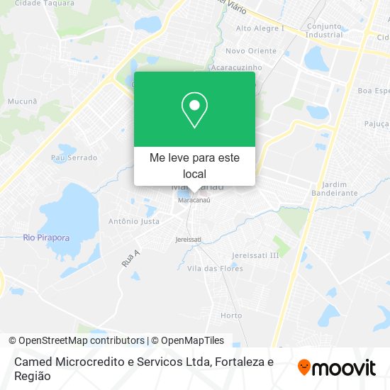Camed Microcredito e Servicos Ltda mapa
