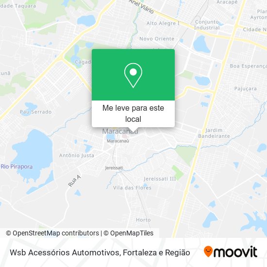 Wsb Acessórios Automotivos mapa